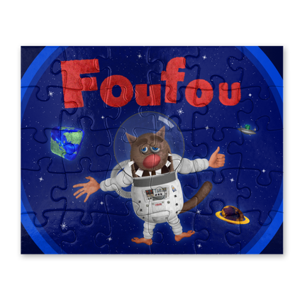 Foufou Puzzle Astronaute 30 Pieces