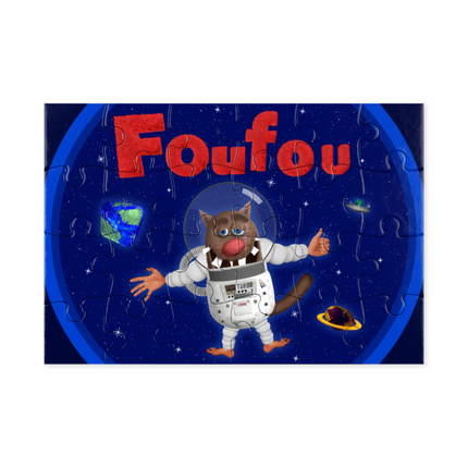 Foufou Puzzle Astronaute 24 Pieces