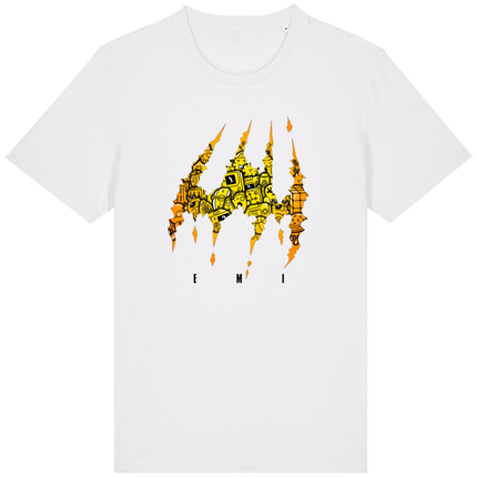 Tee-shirt Doodle Claw Orange