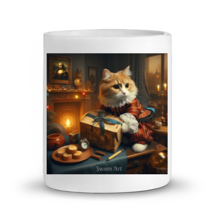 Chat de Noël - image devant