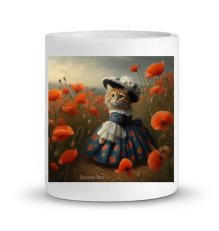 Dans un champ de coquelicots - image devant
