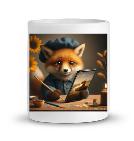 Renard peintre - image devant