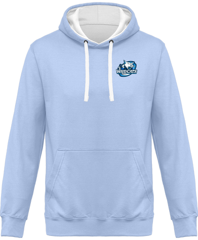 Sweet shirt Borderie Arriere - Bleu Clair - Wildcats