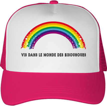 Casquette Trucker 5 panneaux Casquette légère conçu 100% polyester. 