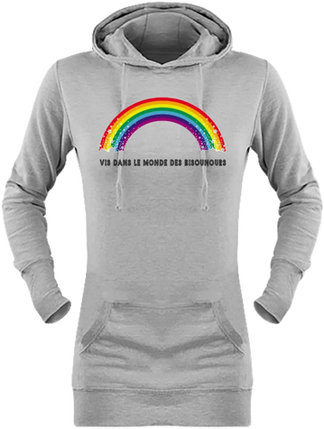 Sweat Long à Capuche Femme 