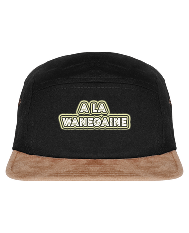 Casquette Snapback Visière Touché Daim