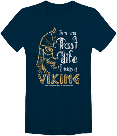 men t-shirt pastlivesproject viking blue (en)