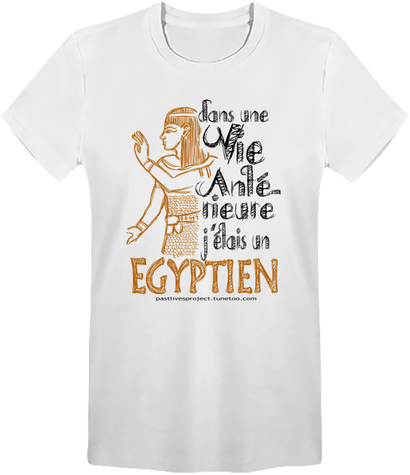 t-shirt homme pastlivesproject egyptien couleur claire (fr)