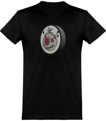 T-shirt de base Voodoo Token avec impression 3D Unisexe | noir
