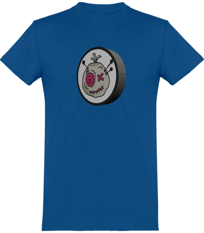 T-shirt de base Voodoo Token avec impression 3D Unisexe | bleu cobalt