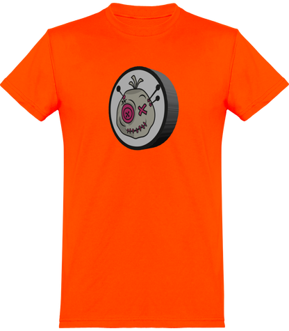 T-shirt de base Voodoo Token avec impression 3D Unisexe | orange