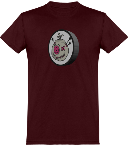 T-shirt de base Voodoo Token avec impression 3D Unisexe | bordeaux
