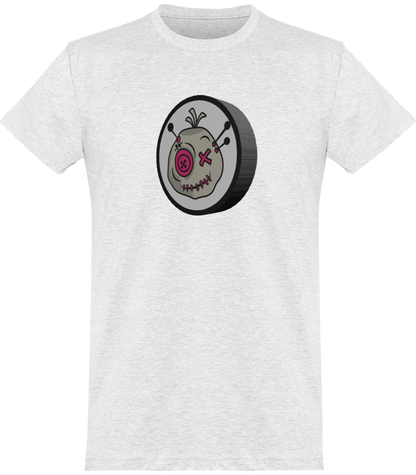 T-shirt de base Voodoo Token avec impression 3D Unisexe | gris cendre