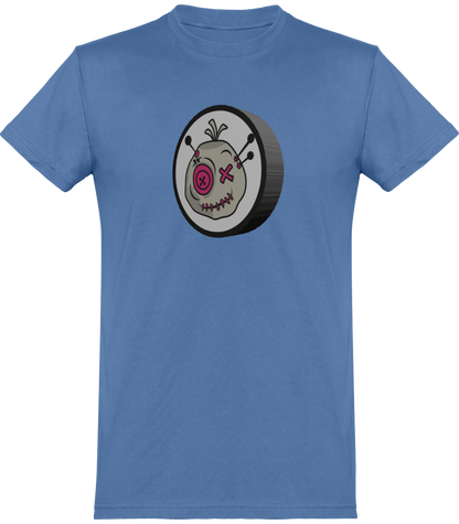 T-shirt de base Voodoo Token avec impression 3D Unisexe | bleu azur