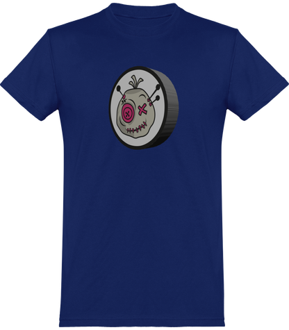 T-shirt de base Voodoo Token avec impression 3D Unisexe | bleu cobalt