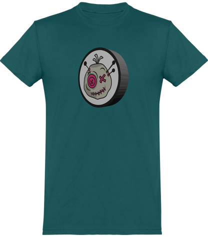 T-shirt de base Voodoo Token avec impression 3D Unisexe | bleu diva