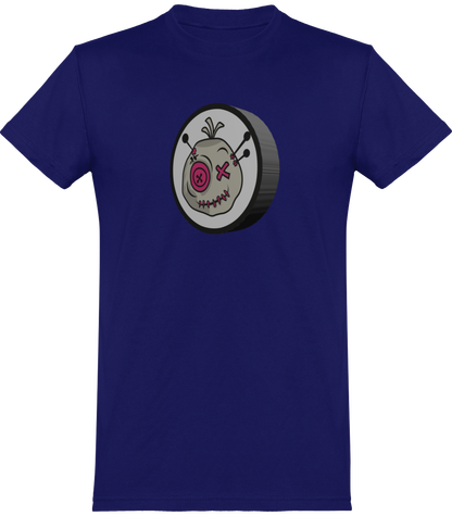 T-shirt de base Voodoo Token avec impression 3D Unisexe | bleu électrique