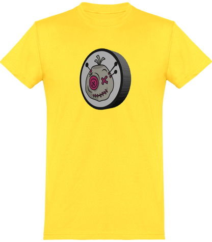 T-shirt de base Voodoo Token avec impression 3D Unisexe | jaune solaire