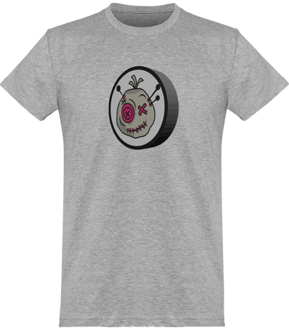 T-shirt de base Voodoo Token avec impression 3D Unisexe | gris sport