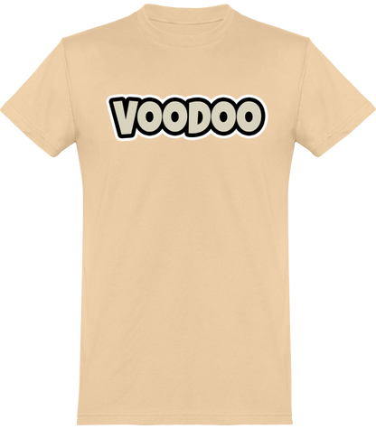 T-shirt de base Unisexe avec logo lettre Voodoo Token | sand