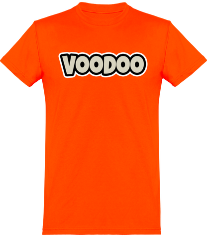 T-shirt de base Unisexe avec logo lettre Voodoo Token | orange