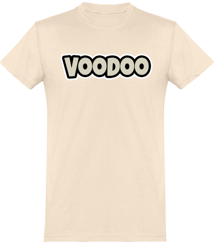 T-shirt de base Unisexe avec logo lettre Voodoo Token | naturelle