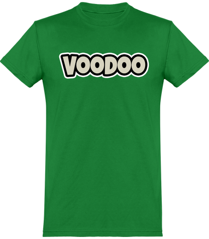 T-shirt de base Unisexe avec logo lettre Voodoo Token | vert kelly