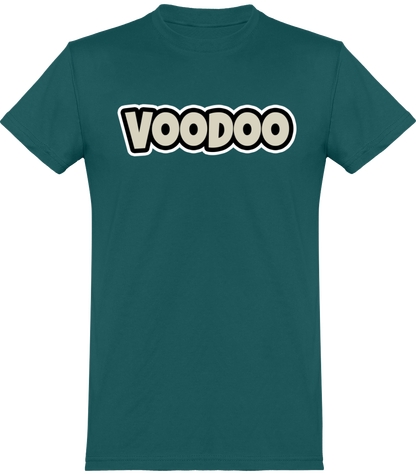T-shirt de base Unisexe avec logo lettre Voodoo Token | bleu diva
