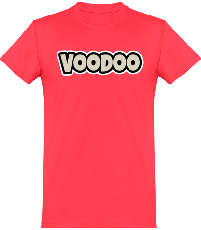 T-shirt de base Unisexe avec logo lettre Voodoo Token | fuchsia