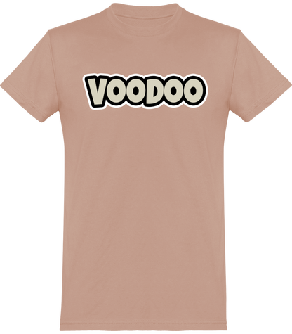T-shirt de base Unisexe avec logo lettre Voodoo Token | rose