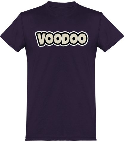 T-shirt de base Unisexe avec logo lettre Voodoo Token | violet urbain