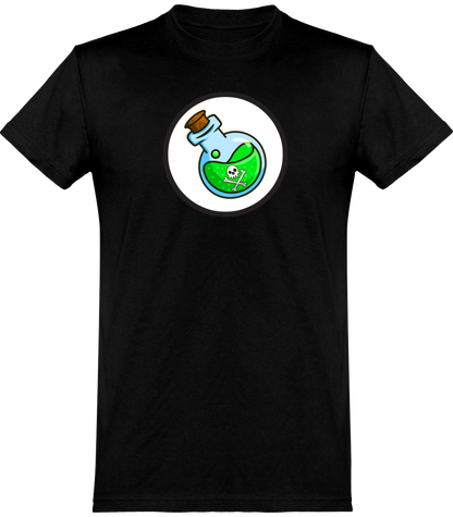 T-shirt de base POISON Reward Token Unisexe | noir