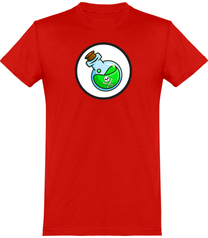 T-shirt de base POISON Reward Token Unisexe | rouge feu