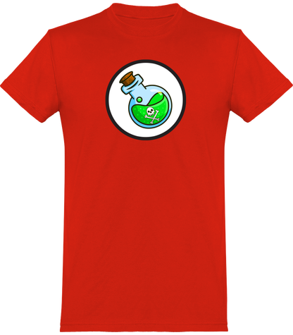 T-shirt de base POISON Reward Token Unisexe | rouge feu