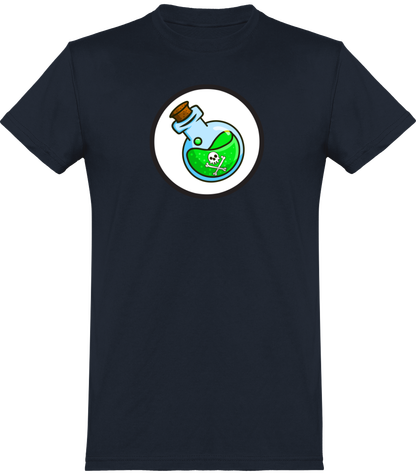 T-shirt de base POISON Reward Token Unisexe | bleu marine clair