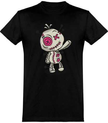 T-shirt de base Voodoo Token Mascotte graphic Unisexe | noir