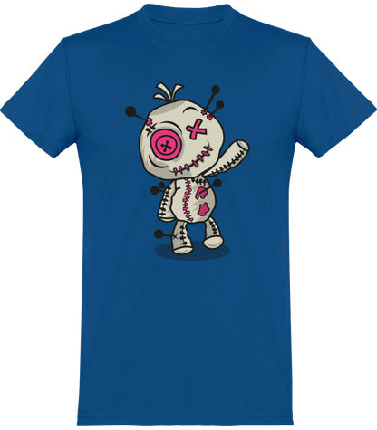 T-shirt de base Voodoo Token Mascotte graphic Unisexe | bleu royal