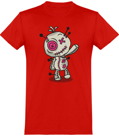 T-shirt de base Voodoo Token Mascotte graphic Unisexe | rouge