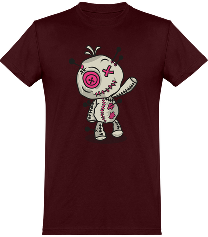 T-shirt de base Voodoo Token Mascotte graphic Unisexe | bordeaux