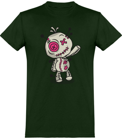 T-shirt de base Voodoo Token Mascotte graphic Unisexe | vert bouteille