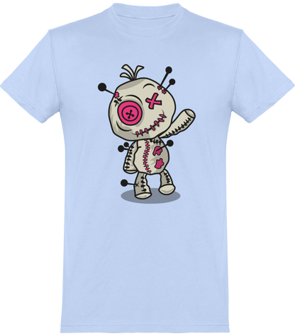 T-shirt de base Voodoo Token Mascotte graphic Unisexe | bleu ciel