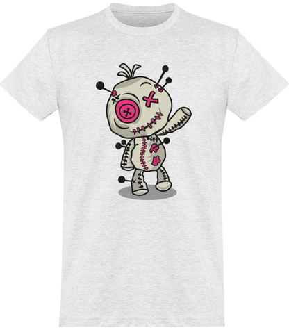 T-shirt de base Voodoo Token Mascotte graphic Unisexe | gris cendre