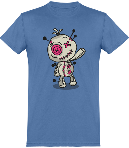 T-shirt de base Voodoo Token Mascotte graphic Unisexe | bleu azur