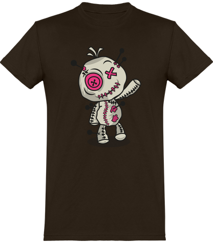 T-shirt de base Voodoo Token Mascotte graphic Unisexe | brun ours