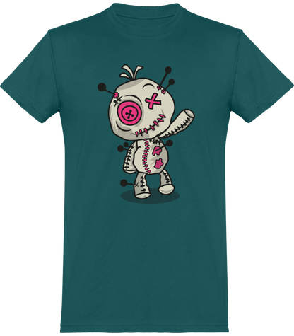 T-shirt de base Voodoo Token Mascotte graphic Unisexe | bleu diva