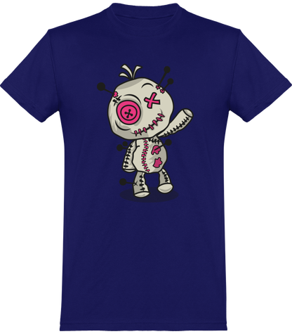 T-shirt de base Voodoo Token Mascotte graphic Unisexe | bleu électrique