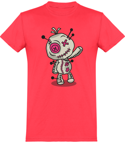 T-shirt de base Voodoo Token Mascotte graphic Unisexe | fuchsia