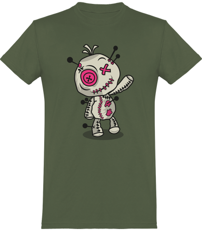 T-shirt de base Voodoo Token Mascotte graphic Unisexe | khaki millénaire