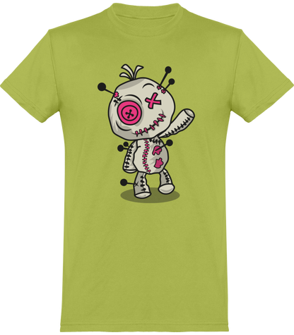 T-shirt de base Voodoo Token Mascotte graphic Unisexe | vert pistache