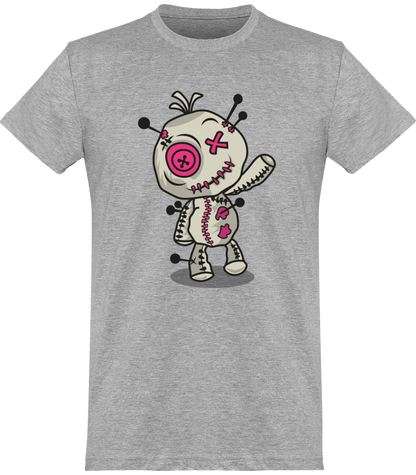 T-shirt de base Voodoo Token Mascotte graphic Unisexe | gris sport